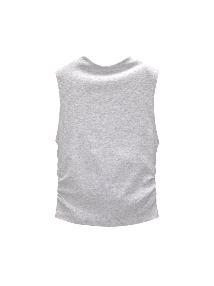 Moudda PULL & BEAR - Top - Col Tunique & Fronces (Gris Vigo) - Tunisie 1