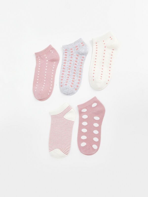 Moudda LC Waikiki - Chaussettes pour sneakers Femme Rose - Tunisie 1