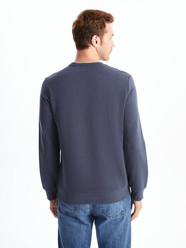 Moudda LC Waikiki - Sweatshirt imprimé basique pour Homme - Tunisie 4