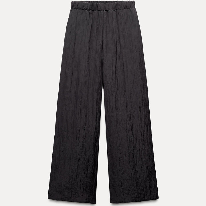 Moudda ZARA - Pantalon large froissé taille élastique (Ensemble) - Tunisie 1