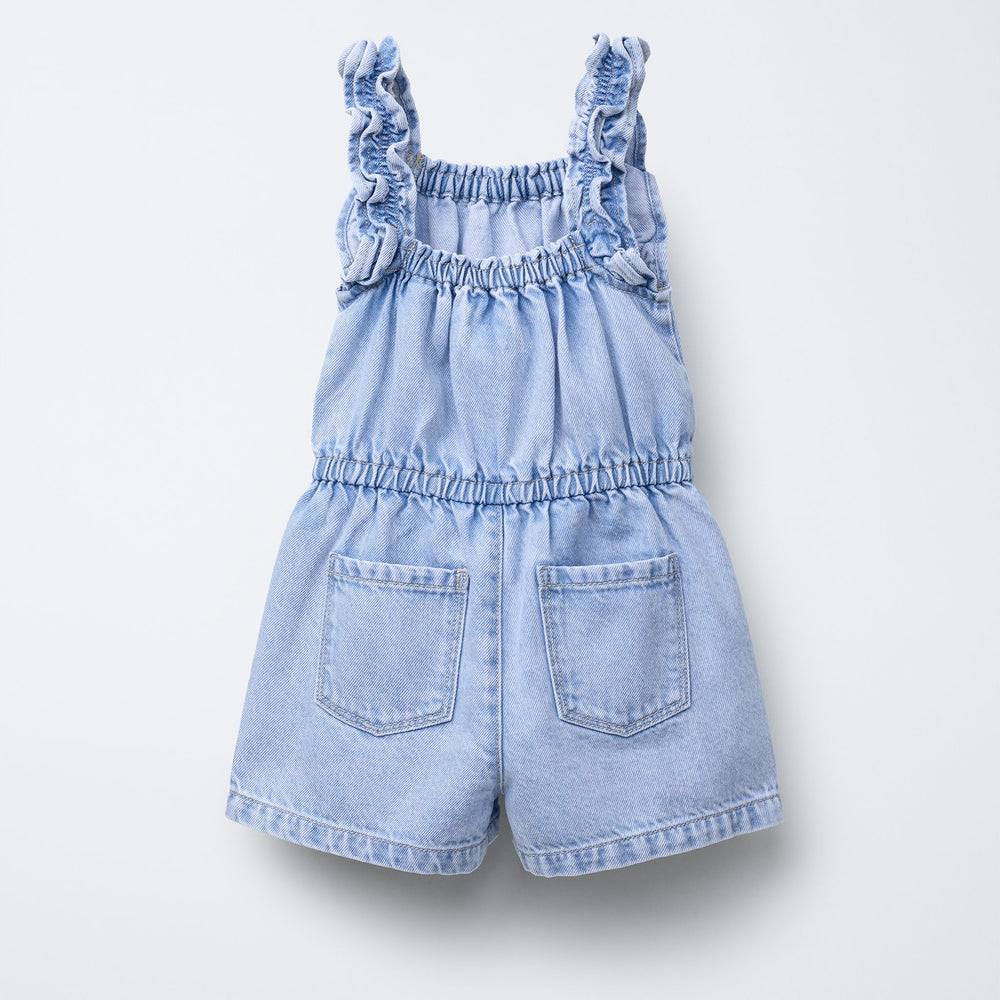 Moudda ZARA - Combinaison Denim Enfant - Volant - Tunisie 2