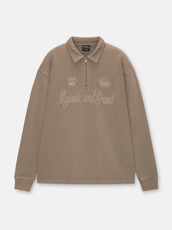 Moudda PULL & BEAR - Sweat - Fermeture Éclair & Broderie Natural Movement - Tunisie 3