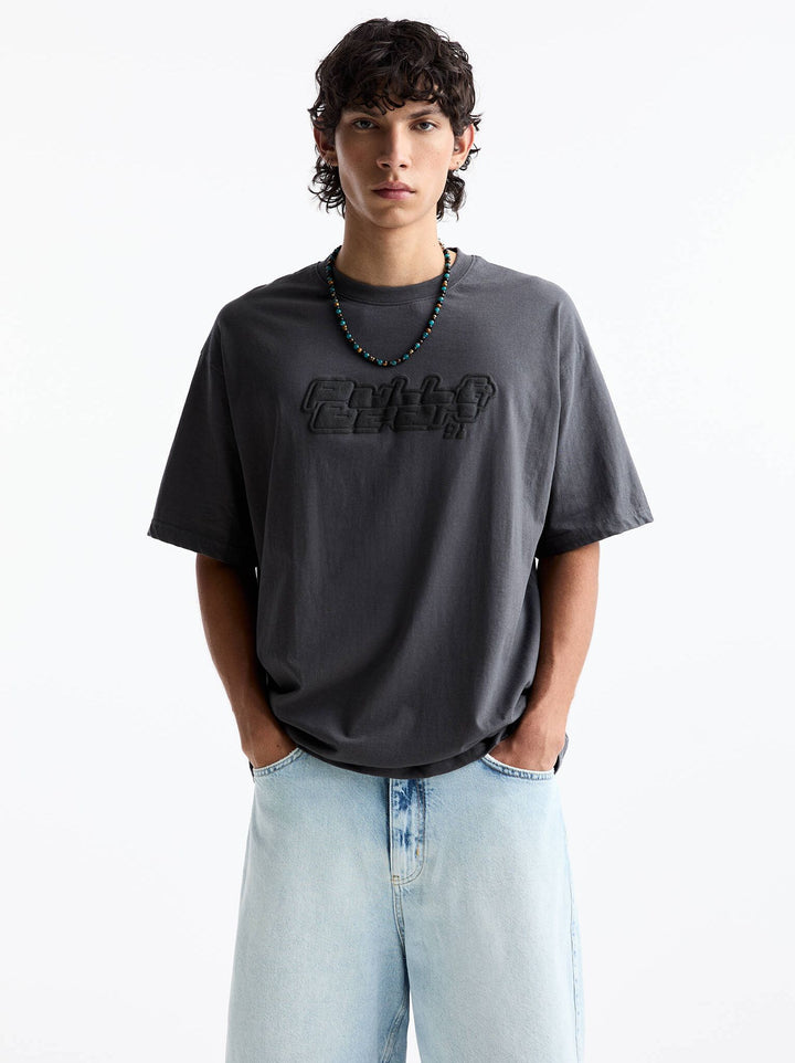 Moudda PULL & BEAR - T-Shirt Demi-Manches Logo Pull&Bear Variation Future - Tunisie 4