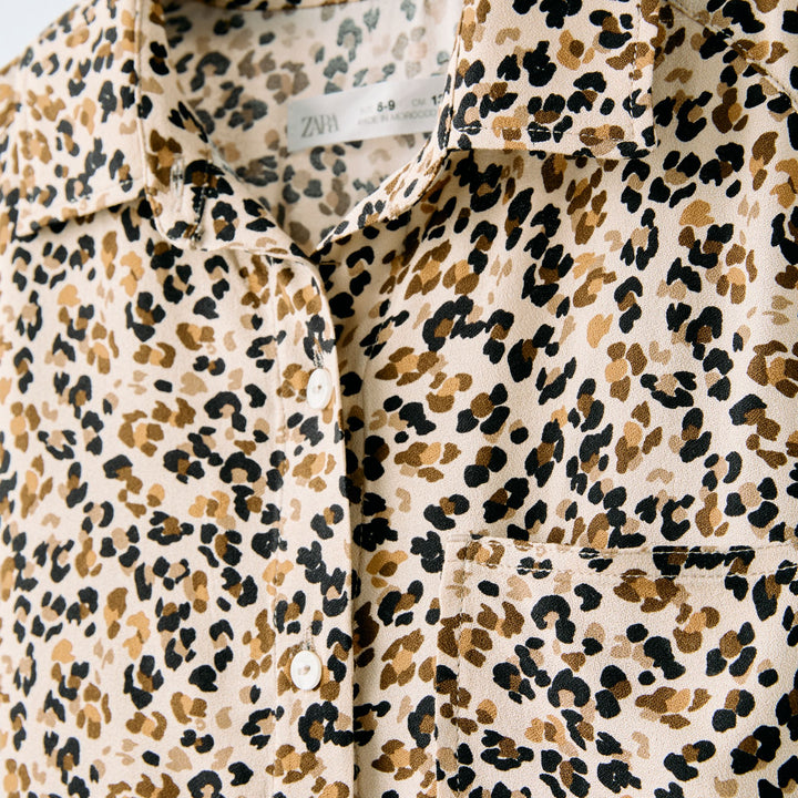 Moudda ZARA - Chemise fille imprimé animalier - Tunisie 3
