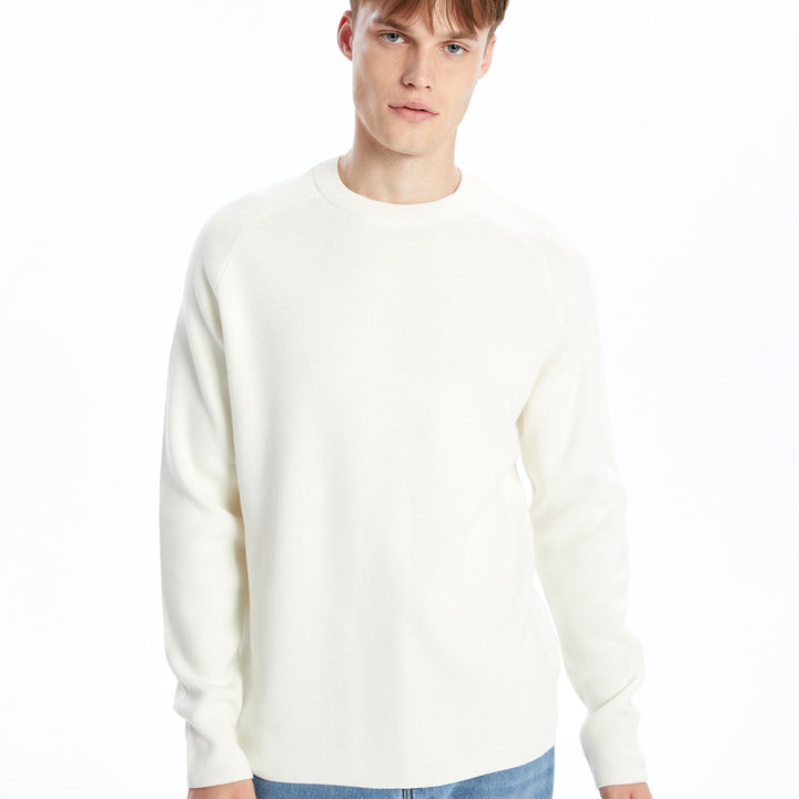 Moudda LC Waikiki - Pull en tricot Homme Ecru - Tunisie 1