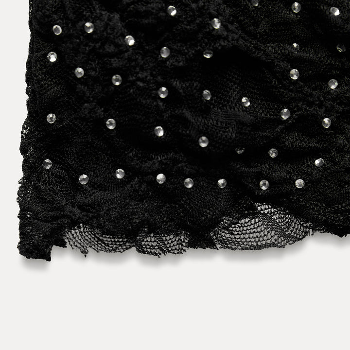 Moudda ZARA - Jupe Midi en Dentelle et Strass - Tunisie 4