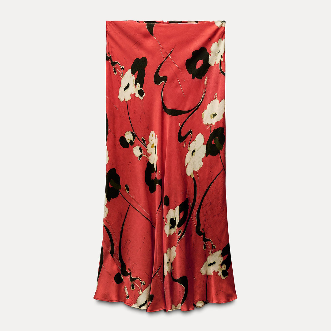 Moudda ZARA - Jupe mi-longue imprimée calamand - Tunisie 1