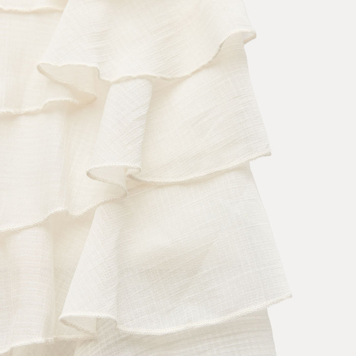 Moudda ZARA - Top gaze col licou volants - Tunisie 3