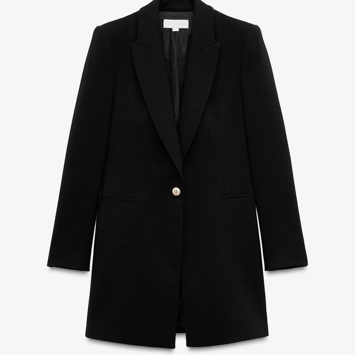Moudda ZARA - Blazer Long - Épaule Marquée & 1 Bouton - Tunisie 1