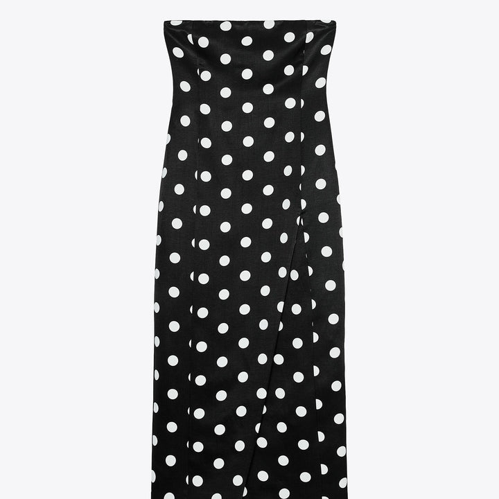 Moudda ZARA - Robe Midi - Pois & Encolure Baignoire - Tunisie 1