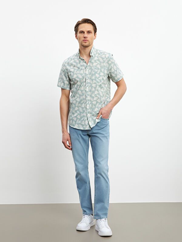 Moudda LC Waikiki - Chemise manches courtes en tissu pour Homme - Tunisie 2