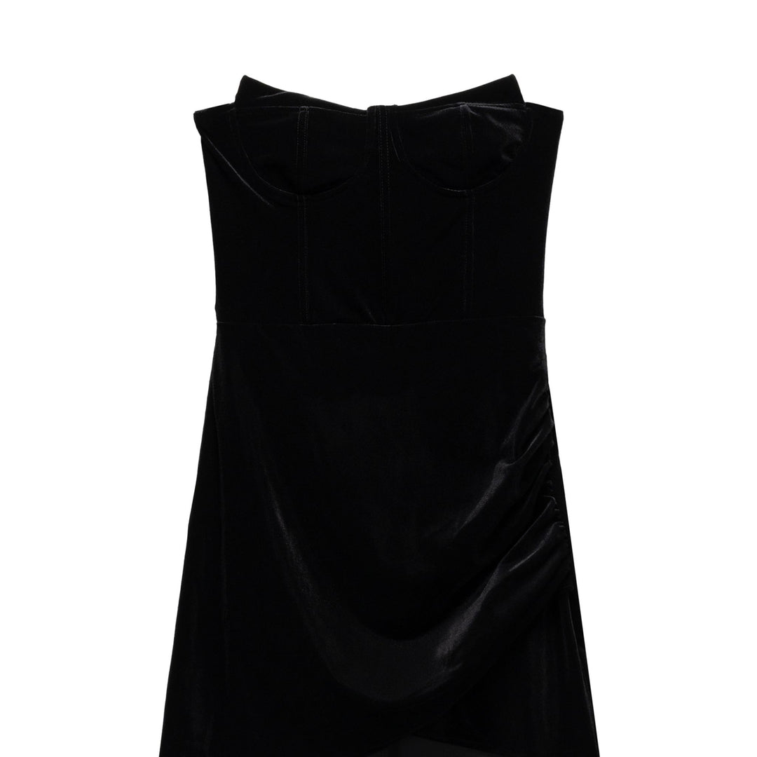 Moudda BERSHKA - Robe courte en velours motif noix de coco - Tunisie 3