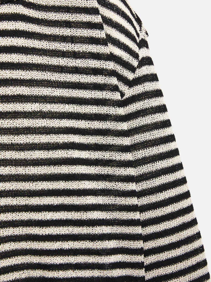 Moudda PULL & BEAR - Pull - Rayures & Maille Coupée (Écru) - Tunisie 3