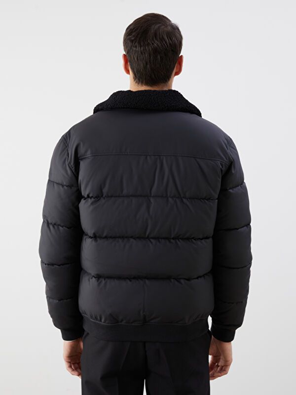 Moudda LC Waikiki - Manteau PU lourd Homme Noir - Tunisie 5