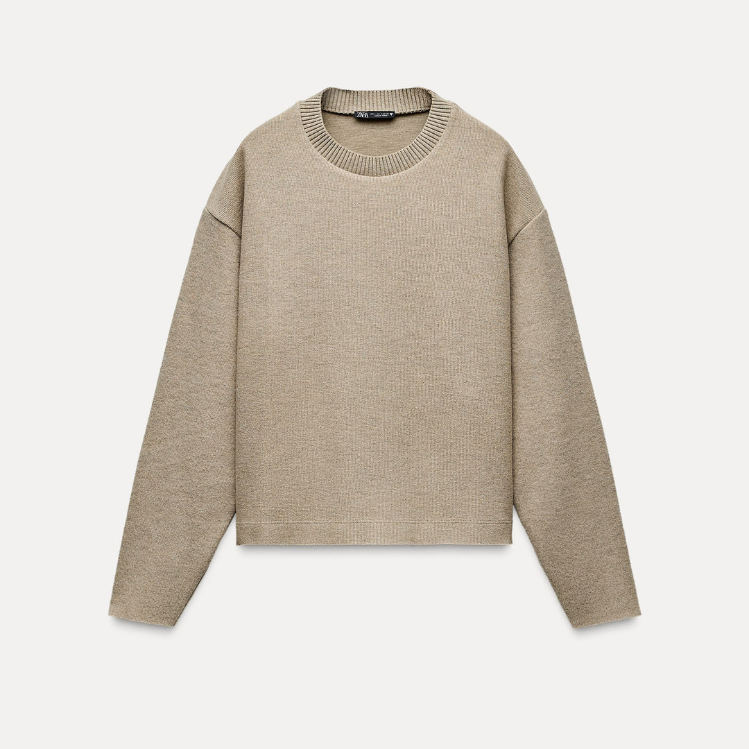 Moudda ZARA - Sweat en Maille Manches Longues Doux - Tunisie 2