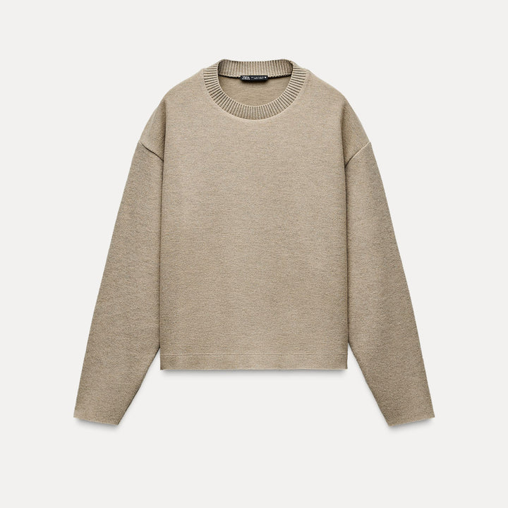 Moudda ZARA - Sweat en Maille Manches Longues Doux - Tunisie 2