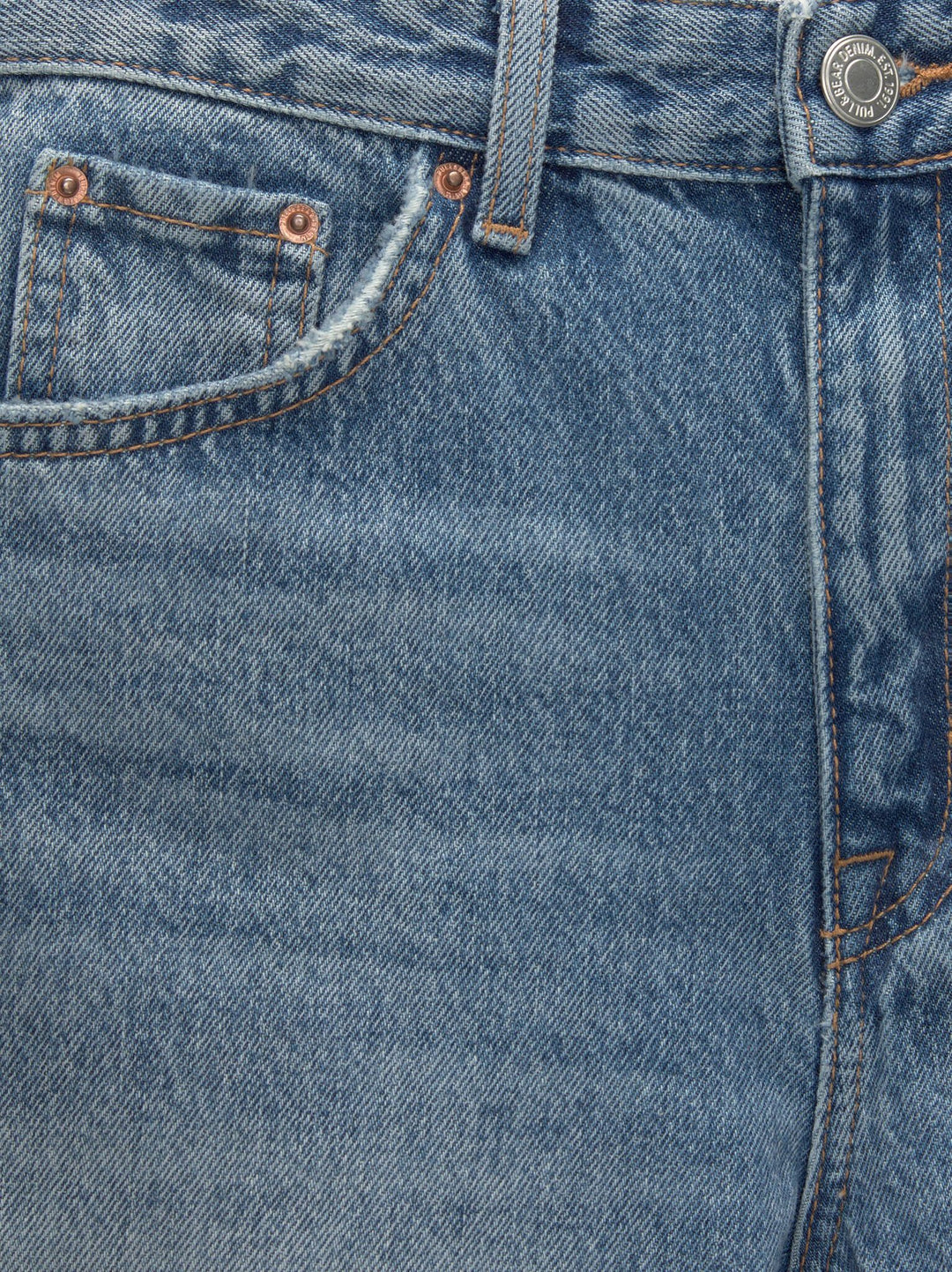 Moudda PULL & BEAR - Bermuda Denim Taille Haute Longue - Tunisie 8