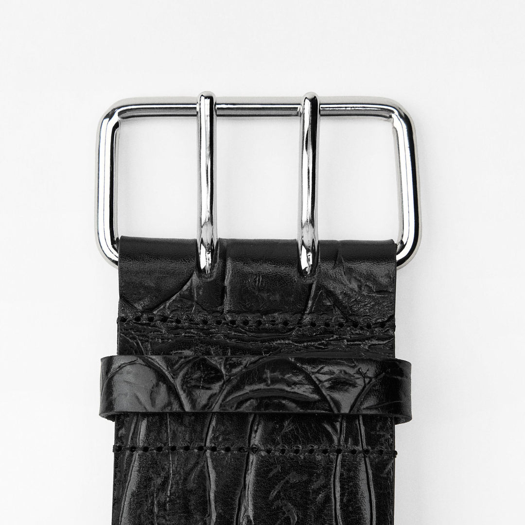 Moudda ZARA - Ceinture crocodile vintage 7 cm - Tunisie 3