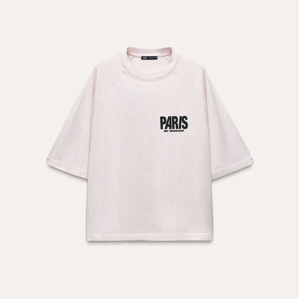 Moudda ZARA - T-shirt Raglan Paris - Tunisie 2