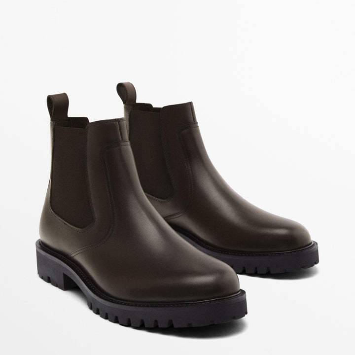 Moudda Massimo Dutti - Bottine élastiquée nappa - Tunisie 4