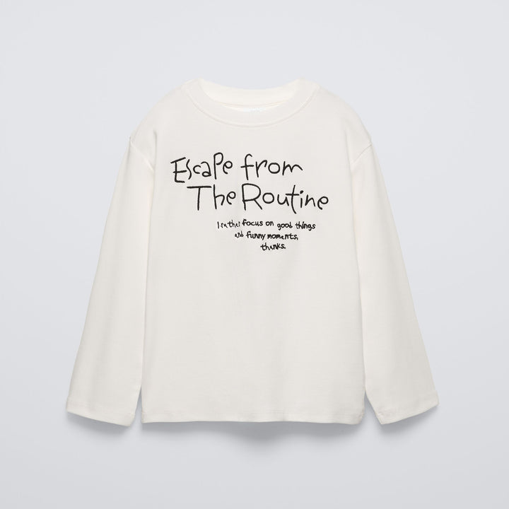 Moudda ZARA - T-shirt textes brodés - Tunisie 1