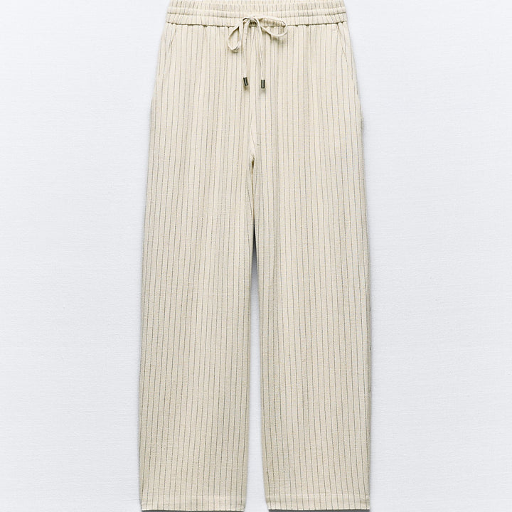 Moudda ZARA - Pantalon pyjama rustique rayé - Tunisie 2