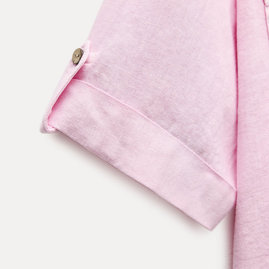 Moudda ZARA - Chemise Lin et Viscose Manches Courtes - Tunisie 4