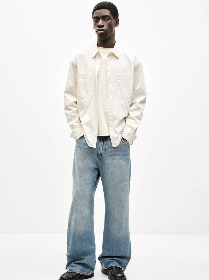 Moudda PULL & BEAR - Pantalon Denim Loose Flare - Tunisie 2