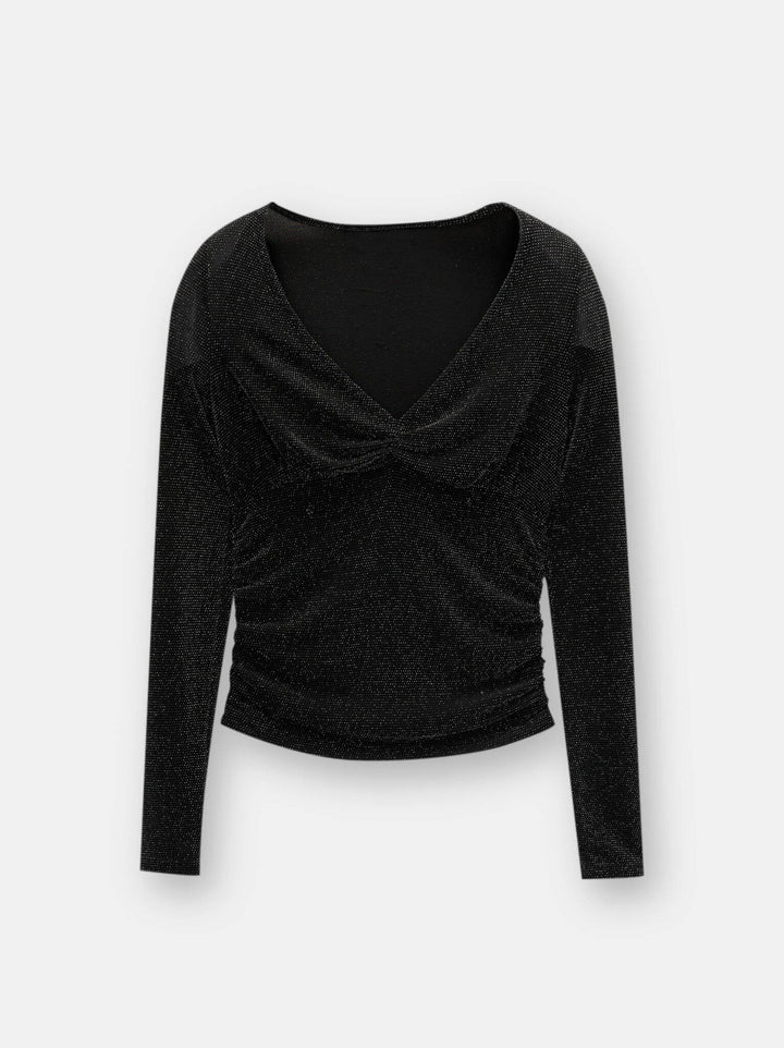Moudda PULL & BEAR - Top - Fronces & Brillant - Tunisie 3