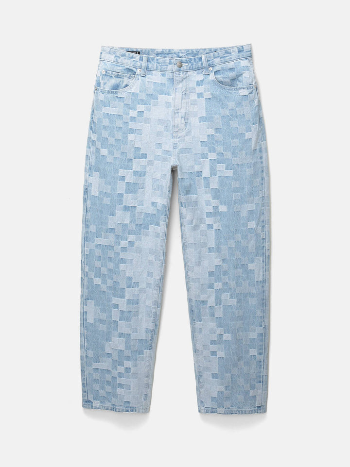 Moudda PULL & BEAR - Pantalon Denim Baggy - Carreaux - Tunisie 4