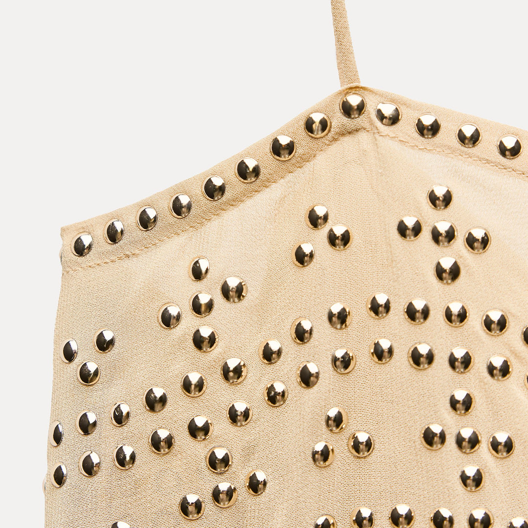 Moudda ZARA - Top fines bretelles clouté - Tunisie 3