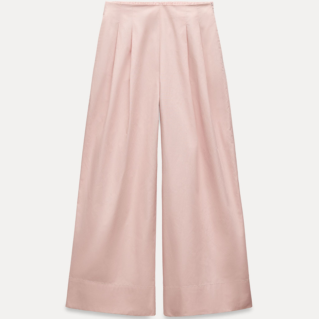 Moudda ZARA - Set pantalon ample plissé popeline - Tunisie 1