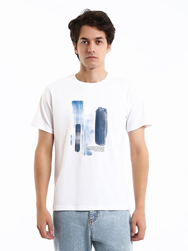 Moudda LC Waikiki - T-shirt imprimé manches courtes en jersey - Tunisie 1
