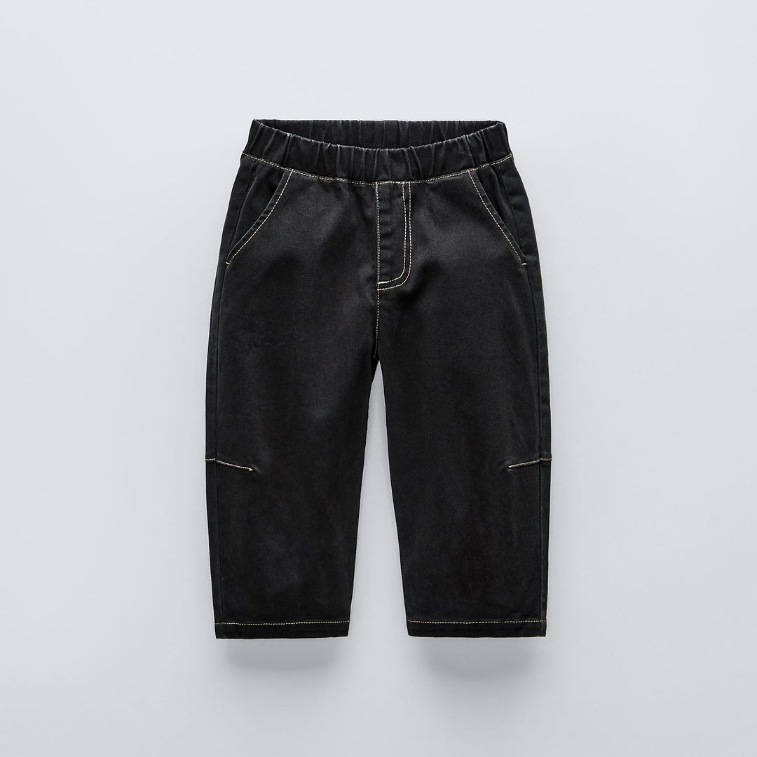 Moudda ZARA - Pantalon enfant Dobby brossé, plissé, facile à enfiler - Tunisie 2