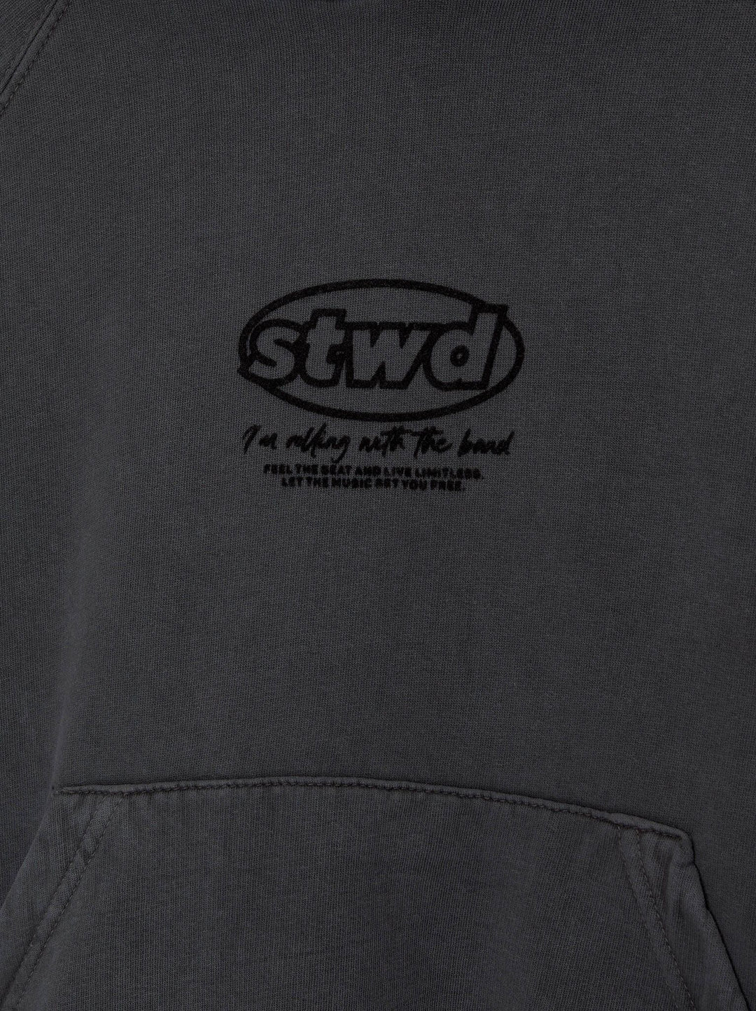 Moudda PULL & BEAR - Sweat Capuche Lavé - Flock Logo - Tunisie 5