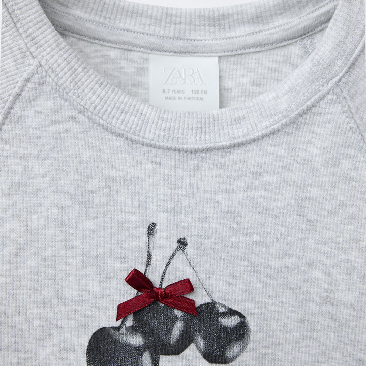 Moudda ZARA - T-Shirt - Côtes & I Love + Cerises - Tunisie 3