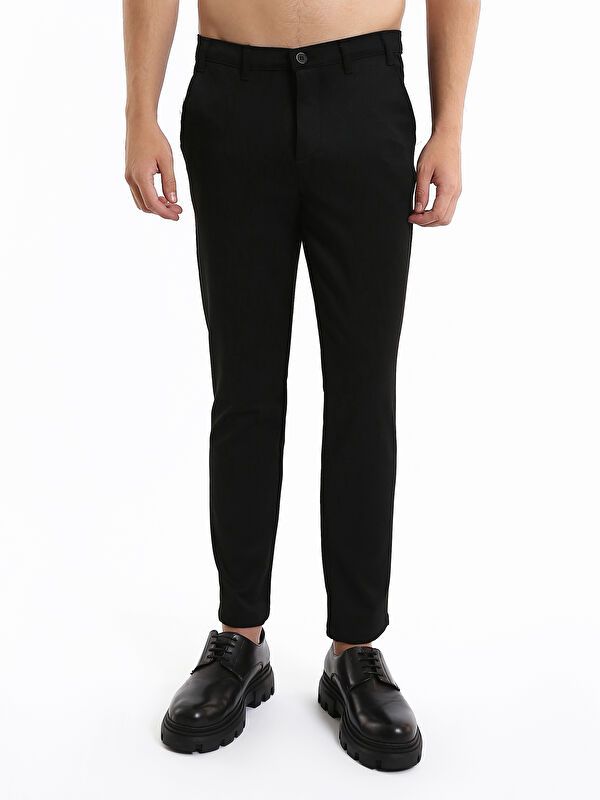 Moudda LC Waikiki - Pantalon chino tissé moyen Homme Noir - Tunisie 2