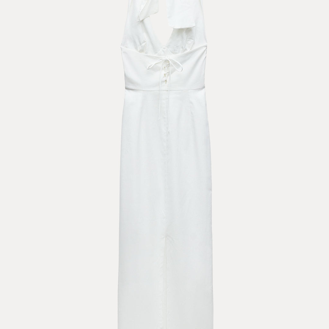 Moudda ZARA - Robe mi-longue corset en lin extensible - Tunisie 4