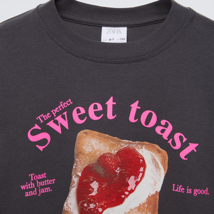 Moudda ZARA - T-shirt imprimé petit-déjeuner - Tunisie 3