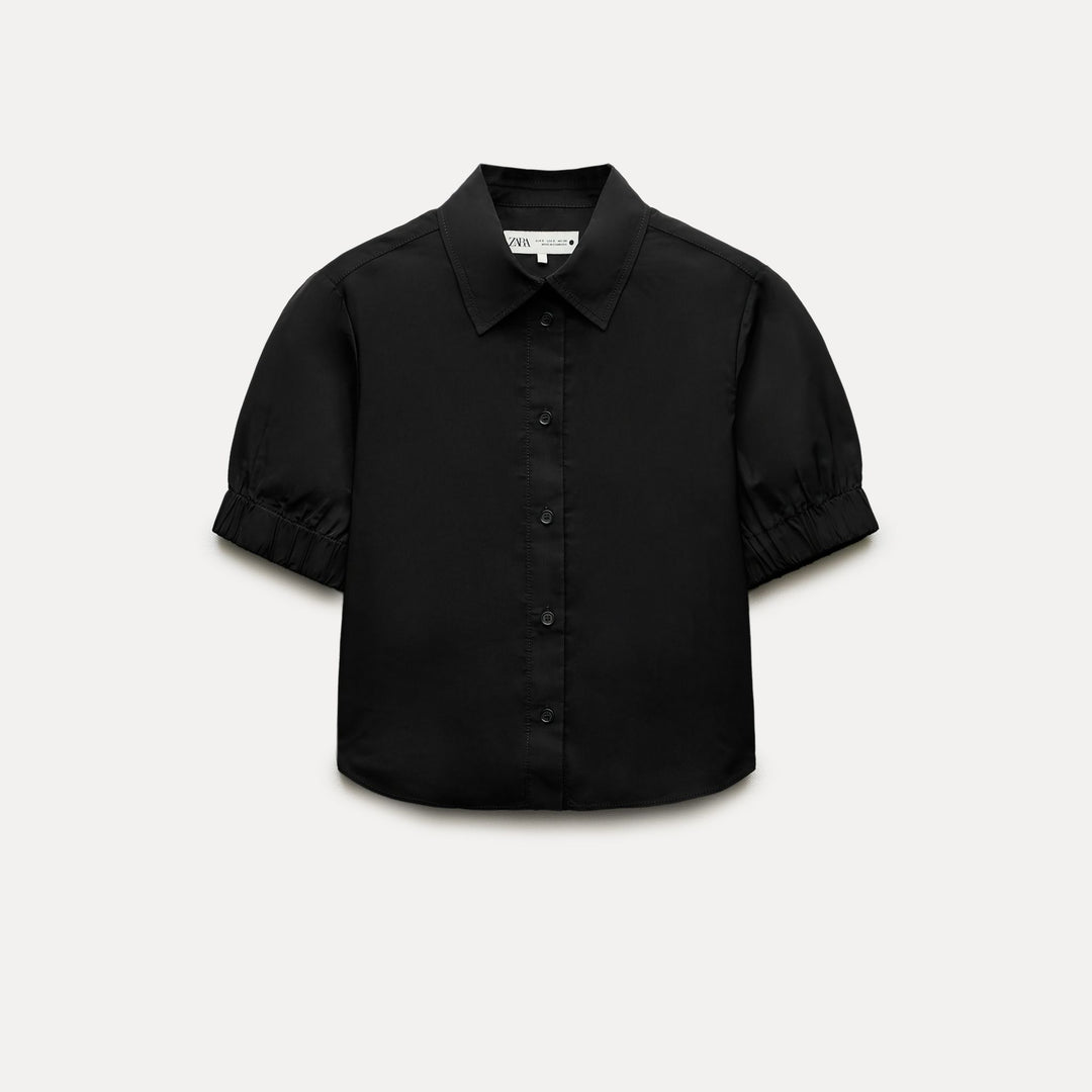 Moudda ZARA - Set chemise courte technique côtelée manches - Tunisie 1