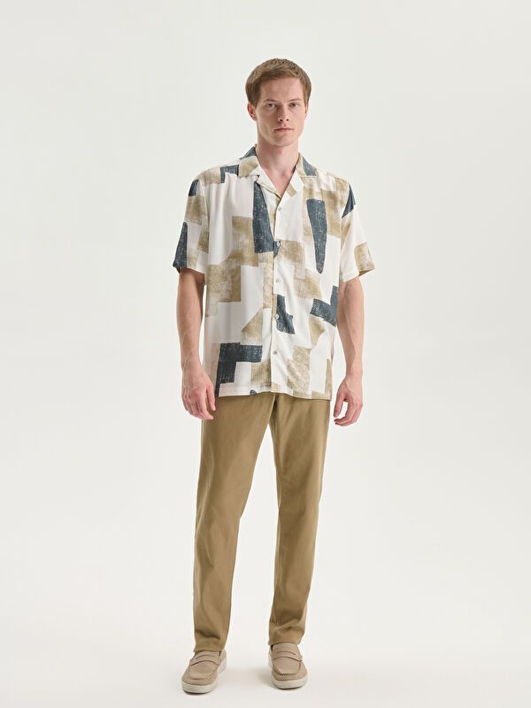 Moudda LC Waikiki - Chemise imprimée manches courtes en tissu tissé pour Homme - Tunisie 2