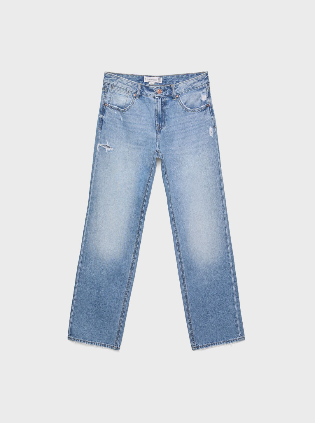Moudda STRADIVARIUS - Jean Straight Bas 50% Coton Biologique - Tunisie 1