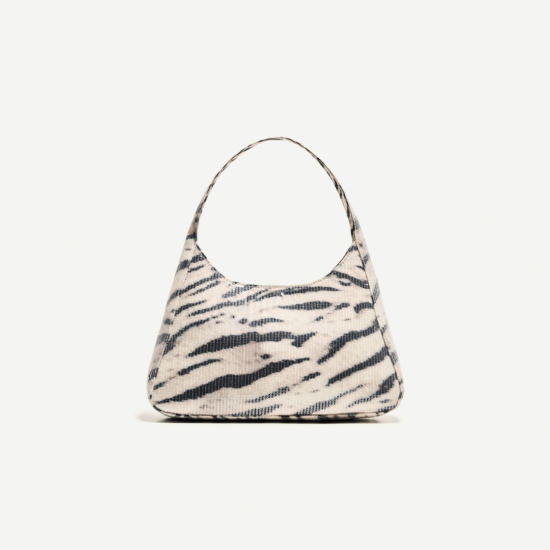 Moudda BERSHKA - Sac Épaule - Zèbre & Sequins - Tunisie 1
