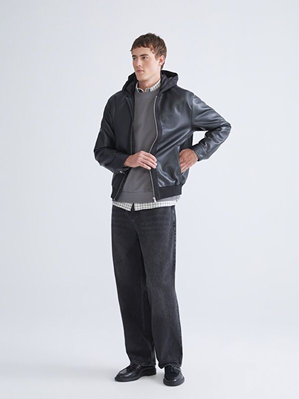 Moudda LC Waikiki - Manteau léger en similicuir pour Homme - Tunisie 2