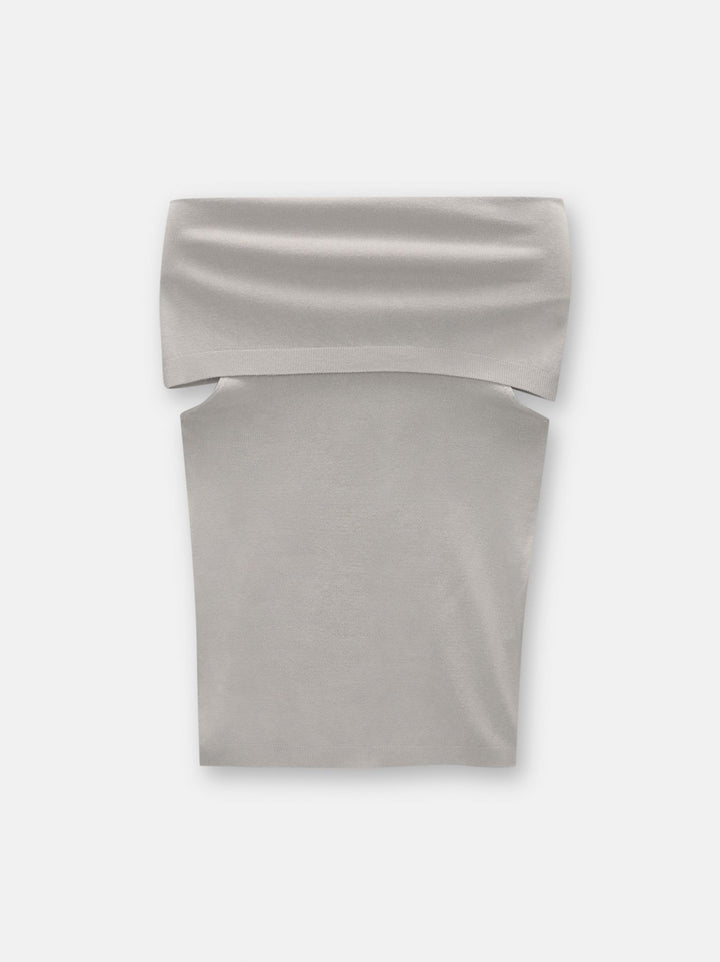 Moudda PULL & BEAR - Top Sans Manches Encolure Bardot - Tunisie 1