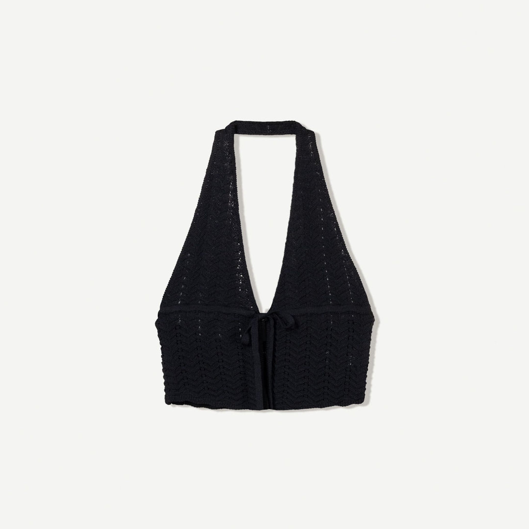 Moudda BERSHKA - Top Halter - Nœud - Tunisie 1