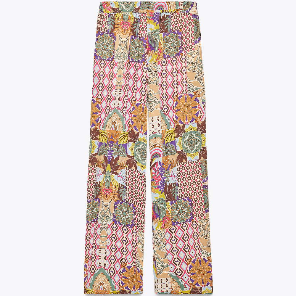 Moudda ZARA - Pantalon Fluide Wide Leg - Patchwork - Tunisie 2