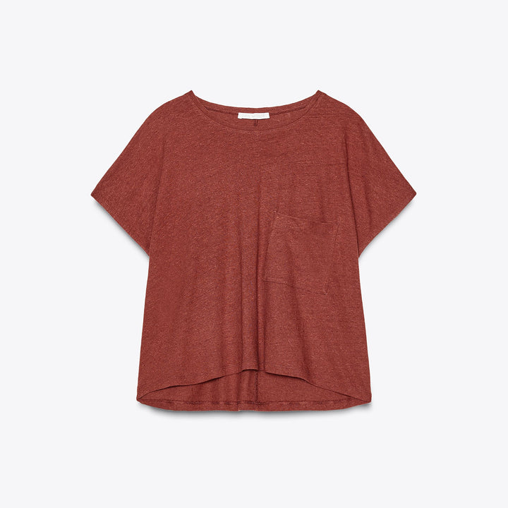 Moudda ZARA - T-Shirt - Manches Courtes, Col Rond & Coton/Lin - Tunisie 1