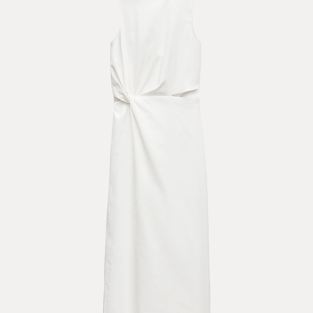 Moudda ZARA - Robe mi-longue élastique découpe - Tunisie 2
