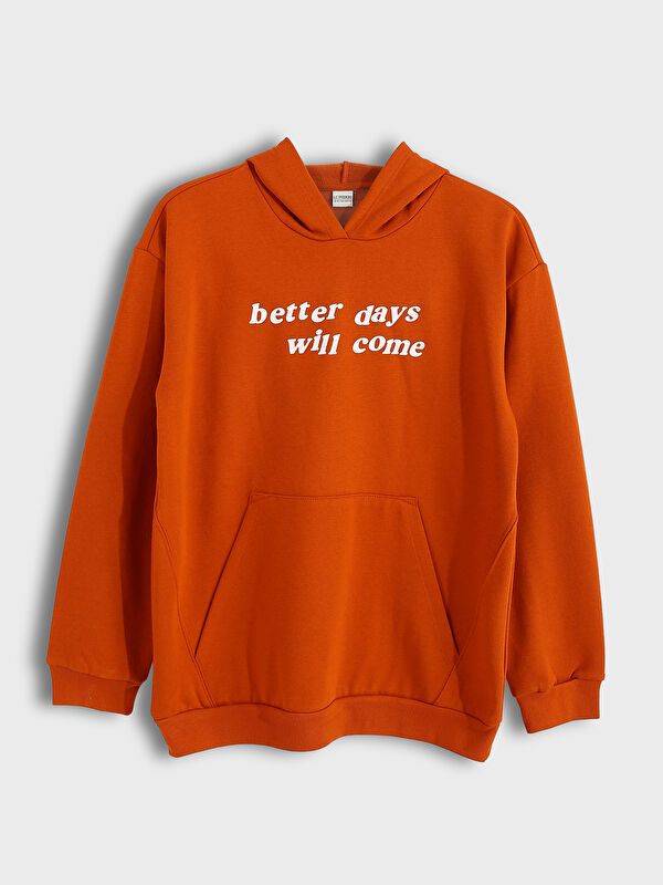 Moudda LC Waikiki - Sweatshirt en jersey Garçon Orange brûlée - Tunisie 1